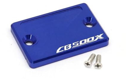 ZNCOJL Bremsflüssigkeit Reservoir Abdeckung Für HON&DA CBR500R 2013-2023 Motorrad-Bremsflüssigkeitsbehälterdeckel(Blau)