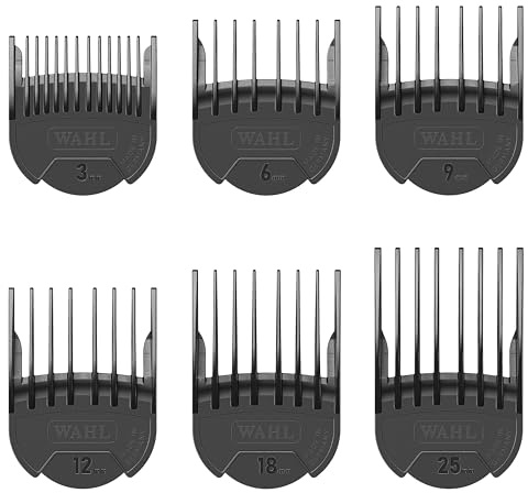 Wahl Komplettset mit Aufsteckkamm, #1-8, 3-25 mm | PASSEND FÜR: Kuno, Chromstyle, Genio