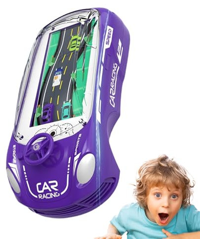 Nexusectar Tragbare Autospiele für Spielkonsole, Handmaschine, Rennauto, Simulationsabenteuer, Lernfahrzeug, Spielzeug für Kinder