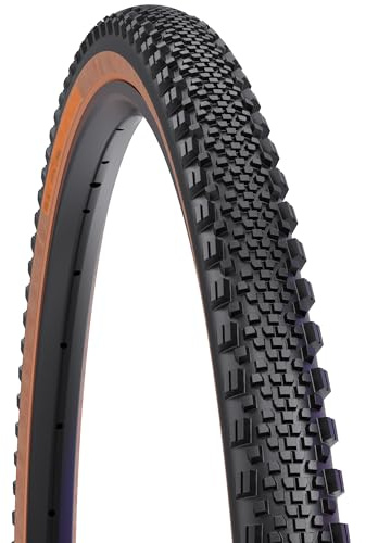 WTB Raddler Gravel Bike Tire (700c) Tubeless Folding - Light & Fast Rolling - SG2 Puncture Protection - Bikepacking (Iconic Tan Sidewall)