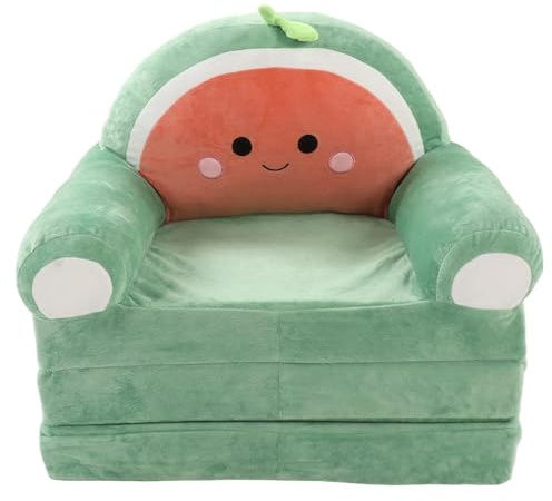 Frilla Divano Estensibile per Bambini – Design a Forma di Animale, Morbido e Confortevole, 50×38×50 cm (Esteso 120 cm), Ideale per Camerette e Sale Giochi | KIDSOFA