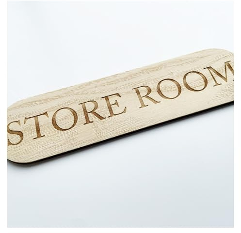 Office Business Home - Stick On - Self Adhesive - Wooden Door Signs (Store Room)