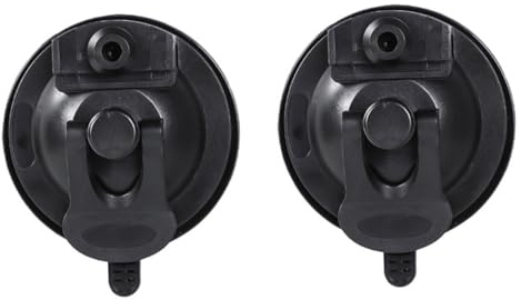 CLISPEED 2 pièces Ventouses Ancrage Renforcées avec Crochets pour Fixation Bâche Tente et Auvent de Voiture Fixations Sûres pour Camping et Extérieur