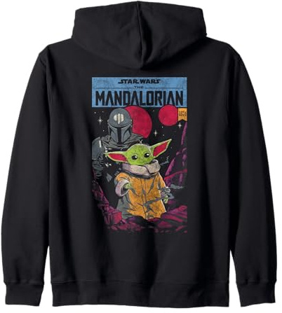 Star Wars The Mandalorian Grogu Comic Kapuzenjacke