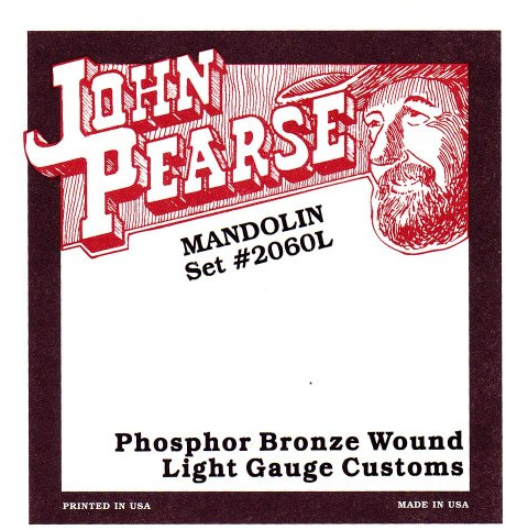 John Pearse 2060L Light Mandolin Loop End