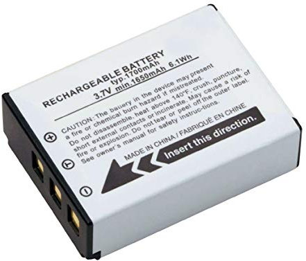 Amsahr BT-FJNNP85-1CT Numérique Remplacement Caméra/Caméscope Batterie pour Fujifilm Np-85/Finepix Sl240/Sl260/Sl280/Sl300/Sl305 Gris