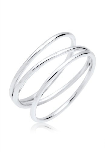 Elli Damen Ring Wickelring Filigran Blogger Trend in 925 Sterling Silber