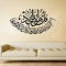 9456 Wandtattoo, Motiv: islamische muslimische Kultur, Surah, Arabisch, Bismillah, Allah, Vinyl, 57 x 31 cm