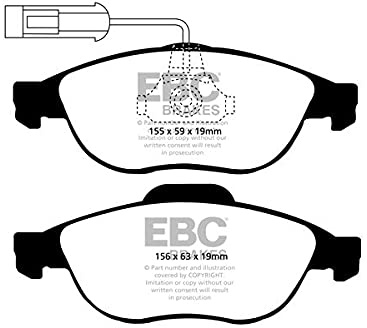 EBC Brakes DP41153R Yellow stuff Brake Pads