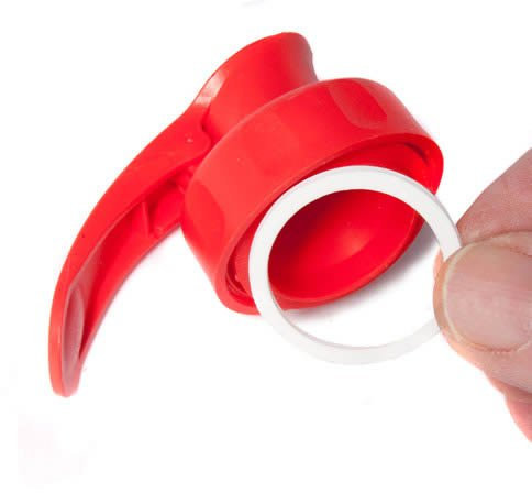 Replacement Rubber Seals for Topster Milk Top Pourer - for Plastic Bottles, for Semi-Skimmed Milk Plastic Milk Bottles, Eliminates Milk Spillage, Mess & Drips Around The Kitchen & Fridge, Pack of 5