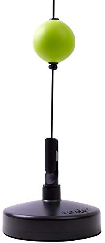 PER4M Quick Puncher Boxing Equipment: Black Punching Bag with Stand - Height-Adjustable Reflex Ball for Exercise Equipment, Home Gym, and Boxing Reflex Ball Training