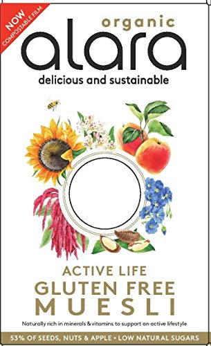 Alara Organic Active Life Muesli 250 Grams (Pack of 3)