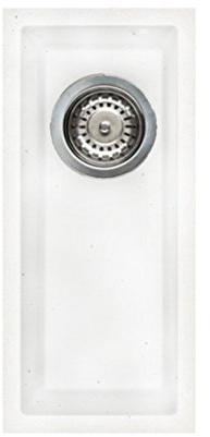Reginox Quadra50 Half Bowl Kitchen Sink Undermount White Granite 10.5 Litre