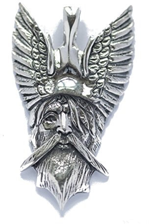 Germanenschmuck Odin - Wikingeranhänger (Kettenanhänger in Silber)