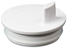 Design Letters Deckel für Baby und Kinder Persönliche Eco Becher (Weiß) - BPA-frei und BPS-frei, Spülmaschinenfest, Dicht schließender Deckel, leicht, 27 g.