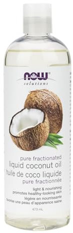 NOW Fractionated Liquid Coconut Oil 473 ml