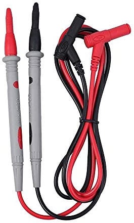Aofan Multimeter-Messleitungen mit Prüfspitzen & 4mm Bananensteckern (20A/1000V, 110cm, 2er-Set)