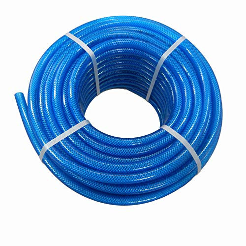 Rehau Raufilam E Colour - PVC Gewebeschlauch Druckluftschlauch Kompressorschlauch Lebensmittelschlauch farbig 50 Meter Rolle Blau 6 mm