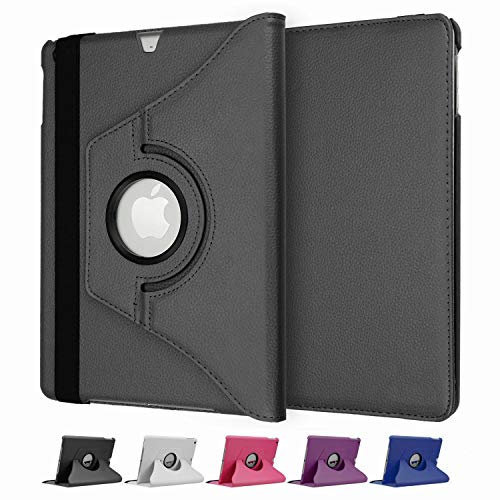 MUNDDY- Funda GIRATORIA 360º con Soporte para Apple iPad Air 2019 (10.5),rotable 360° (Protector Cristal Templado Opcional) (Negro) …