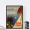 Nacnic Vintage Poster Weinleseplakat von Frankreich und Italien. Riva Torbole fährt. A4-Format