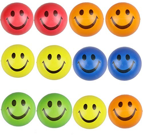 ZYDTRIP Squishy Spielzeugball, 12 Stück Stressabbaukugel Anti-Stress-Spielzeugkugeln für Kinder und Erwachsene
