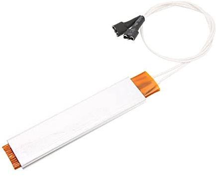 Placa Calefactora PTC, Elemento Calefactor Cerámico con Carcasa de Aluminio, 12V, Termostato Automático para Incubadora