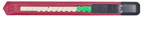 Mini Cuttermesser Kartonmesser Kunststoff mit 9mm Abbrechklinge - 60er-Pack