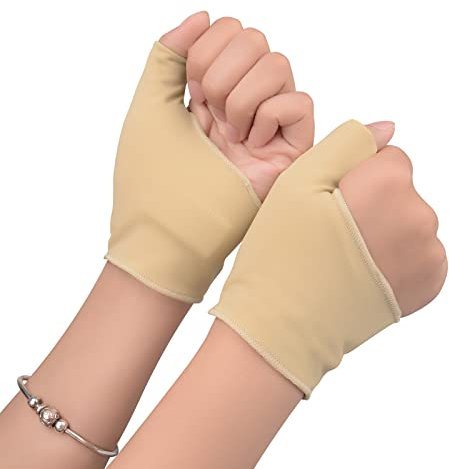 1 Paar Flexible Daumenbandage Daumenstütze Daumen Hand Handgelenkstütze Daumenbandage Stützend für Daumen Arthritis, Karpaltunnel, Sehnenscheidenentzündung für Männer und Frauen Passt beide Hände (L)