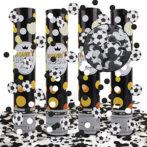 Konfettikanonen Geburtstag*4Pcs, XiXiRan Konfettikanone Hochzeit, 7 Stile, Konfetti Shooter, Party Popper Konfetti, Confetti Cannon, Konfetti Bombe, Party Konfettikanone, Konfetti Pistolen Set
