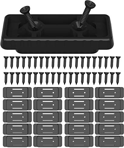NyVoozy Montagesystem, Befestigungsfüße für Milwaukee Packout, Befestigungsfüße für Milwaukee Packout System (schwarz)