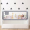 Sentasi Barrera Seguridad Cama Niños Portatil 180cm, Barandilla Cama Niños Anticaída con Elevación Vertical/Doble Cierre De Seguridad/Ajustable En Altura Barrera Cama - 1 Lado