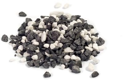 Weco Naturstein GARTENSPLITT SCHWARZ-Weiss (PANDASPLITT) 8-16mm 25 Kg von Handel & Logistik Rosenburg