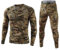 KONG JIMFAN Thermo Unterwäsche Set Pullover Ohne Kapuze Herren Bauchweg Herren Unterhemd Traktor Pullover Schiedsrichter Unterwäsche Herren Winter Langlaufski Set(Armeegrün,XL)