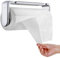 simpletome küchenrollenhalter EINE HAND REISSEN Adaptiver Spannarm Einstellbare Länge 9,4–11zoll/24–28cm (Silbrig)