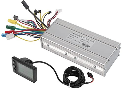 E-Bike-Umrüstsatz, bürstenloser Gleichstrommotor-Controller, 35 A, 1500 W, Motorrad-Geschwindigkeitsregelungssatz mit LCD-Anzeigetafel-Set für Mountainbike-Scooter