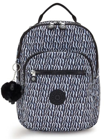Kipling Seoul S, Borsa Messenger Unisex - Adulto, Holiday Waves, 16 x 25.5 x 35 cm