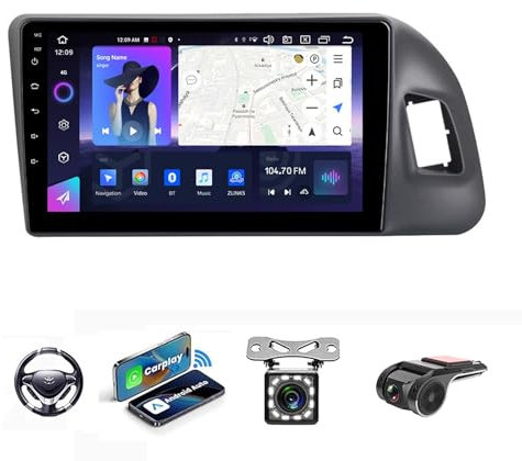 BOJONI Android 13 Radio de Coche Estéreo para Audi Q5 2005-2017 Pantalla de 9/9.5 Pulgadas con Carplay Android Auto/SWC/FM RDS Radio Reproductor Multimedia(NF-1 4Core 1+32G)