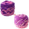 RALIYATX Hilo de tejer, hilo de tejer de algodón suave tejido a mano para ropa de invierno, 43 tinte rosa morado