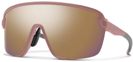 SMITH Bobcat Occhiali da sole con lenti Chromapop – Occhiali da sole polarizzati – per uomo e donna – Gesso opaco rosa ChromaPop Rose Gold Mirror