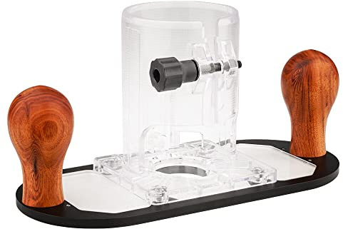 Wood Router Base for Edge Guide Woodworking Trimming Machine Milling Groove Flip Milling Base Guide