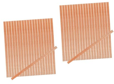 FRCOLOR 2 Sätze Zedernholzstäbchen Streichhölzer Holzfurnier Tabletteinlage Elektrische Zedernholztabletts Zedernholzfurnier Zedernholzkugeln Zedernholz Humidor 20 Stück * 2