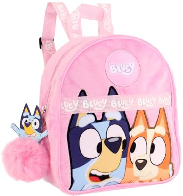 Bluey Mochila para niñas – Mochila de viaje para niños y niños pequeños, mochila escolar ideal para guardería y uso diario