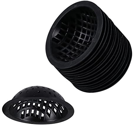 INOOMP 20piezas Almohadillas De Drenaje De Rejilla para Macetas Gaskets Transpirables para Bonsáis y Jardines Forma De Tazón