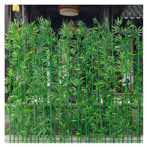 Bambou Arbres Plantes Artificiels Bambou Artificiel D'extérieur Extra-large, Haut Et Touffu, Lot De 10, 20, 40, 60, 80 Ou 100 Grand Brise-vue Pour Jardin, Bambou Artificiel Vert Pour La Décoration Int