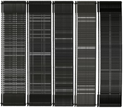Goshoppers 120 Pièces Lames de Scie à Chantourner,127mm TPI 10/15/18/20/24 Lame Scie a Chantourner Avec Ergot,Lame de Scie en Acier au Carbone pour Couper le Bois le Métal doux le Plastique