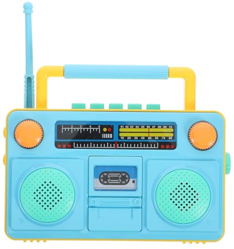 Abaodam Juguete de Radio para Niños Interactivo y Educativo, Material ABS Liviano, Adecuado para Aprendizaje y Desarrollo Temprano Infantil