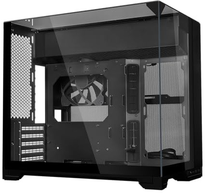 Lian Li O11 Vision-M mATX Showcase Dual-Chamber PC-Gehäuse, Schwarz