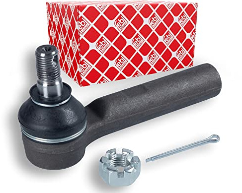 febi bilstein 43244 Spurstangenendstück mit Kronenmutter und Splint, 1 Stück