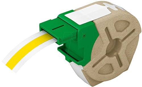 Leitz, Intelligente Endlos-Plastik-Etikettenkartusche, 12 mm Breite, 10 m Länge, Gelb, 70150015