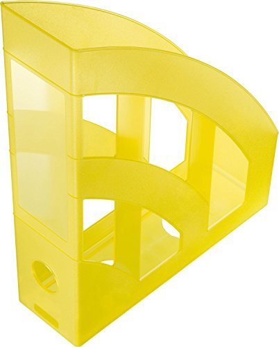 Helit H2361011 - Stehsammler „the bridge“ DIN A4-C4, gelb transluzent